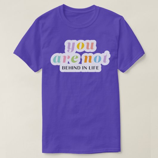 君は後れを取らぬ Tシャツ (デザイン正面)
