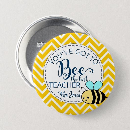 君は得先生の贈り物最高のだ 缶バッジ (正面&裏面)