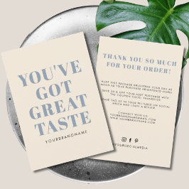 君は得商売素晴らしを好感謝していむ サンキューカード