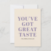 君は得商売素晴らしを好感謝していむ サンキューカード (正面)