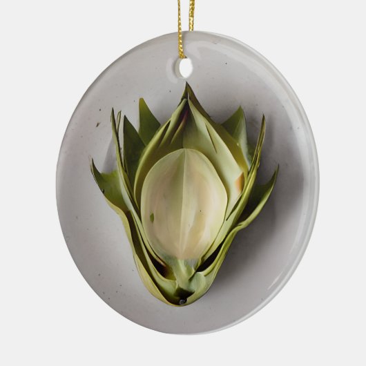 君は心が大きい |アーティチョークおもしろいプン セラミックオーナメント (左)