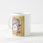 君は愉快な聖降誕祭パーソナライズされたの賜物だ コーヒーマグカップ (正面左)