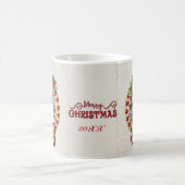 君は愉快な聖降誕祭パーソナライズされたの賜物だ コーヒーマグカップ (中央)
