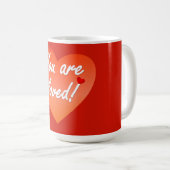 君は愛されている コーヒーマグカップ (正面右)