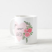 君は愛されている コーヒーマグカップ (正面左)