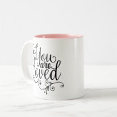 君は愛されている ツートーンマグカップ (正面左)