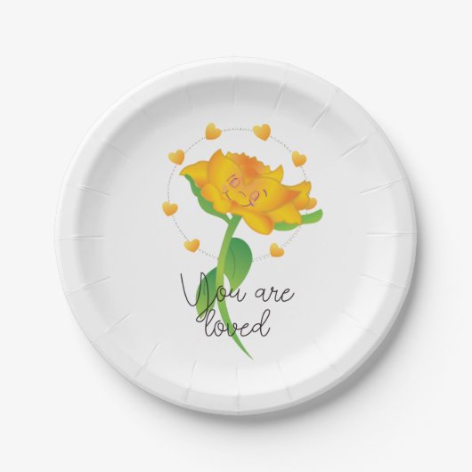 君は愛されている ペーパープレート (正面)