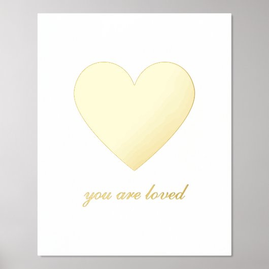 君は愛されている 箔ポスター (正面)