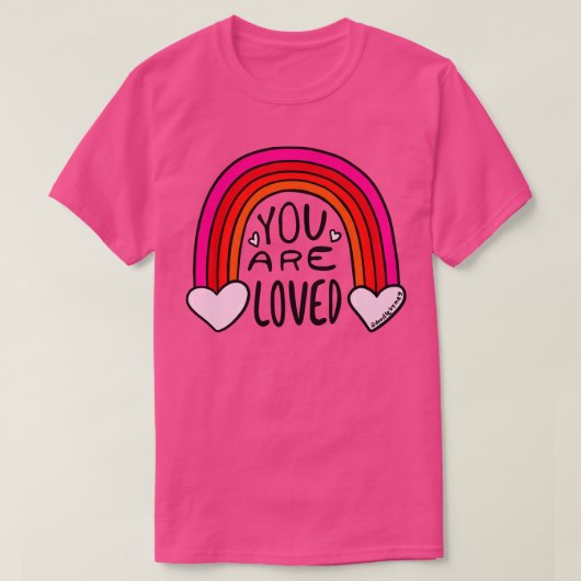 君は愛されている Tシャツ (デザイン正面)