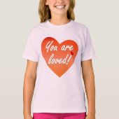 君は愛されている Tシャツ (正面)