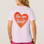 君は愛されている Tシャツ (裏面)