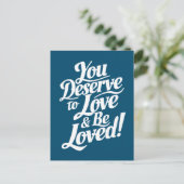 君は愛されるに値する ポストカード (スタンド正面)