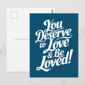 君は愛されるに値する ポストカード (正面/裏面)