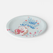 君は愛猫だ ペーパープレート (アングル)