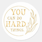 君は懸命だ ラウンドシール (正面)