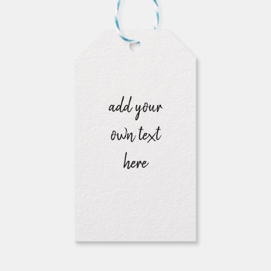 君は懸命を働学いておもしろいリラックスを ギフトタグ (裏面)