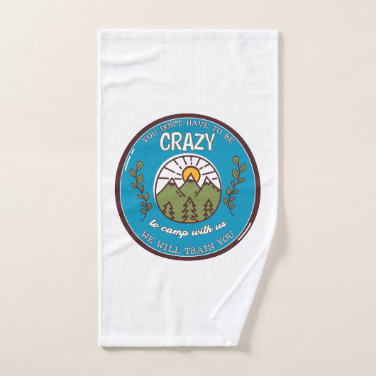 君は我々と一緒に熱狂するキャンプする必要はない バスタオルセット (ハンドタオル)