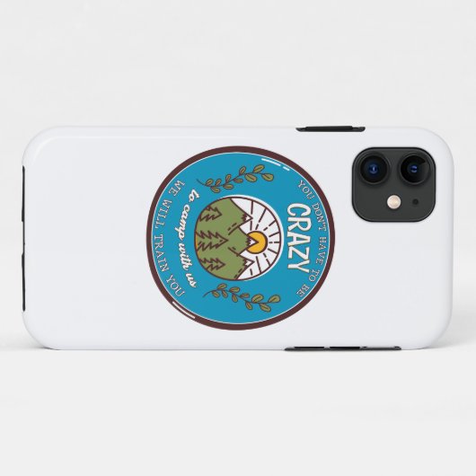 君は我々と一緒に熱狂するキャンプする必要はない Case-Mate iPhoneケース (裏面(横))