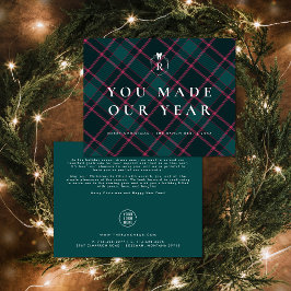 君は我々の年を作った | プレイド企業のホリデーカード サンキューカード