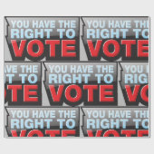 君は投票権がある ラッピングペーパー (フラット)