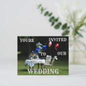 君は招待され郵便結婚カードだ。 ポストカード (スタンド正面)