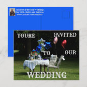 君は招待され郵便結婚カードだ。 ポストカード (正面/裏面)