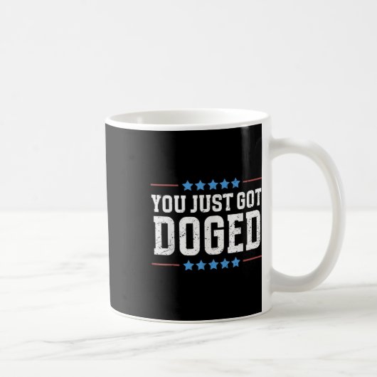 君は政府得のトランプ局を倒しただけだ コーヒーマグカップ (右)
