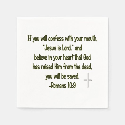 君は救 スタンダードカクテルナプキン (正面)