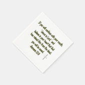 君は救 スタンダードカクテルナプキン (角)