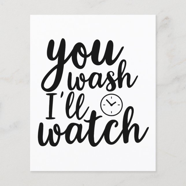 君は時計を洗う (正面)