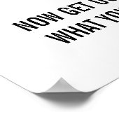 君は暑そうだね、出て行け ポスター (角)