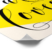 君は書道が好モダンきだ |抽象芸術 ポスター (角)