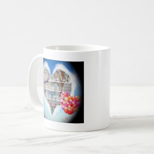 君は木の中にいる僕の鳥だ コーヒーマグカップ (正面左)