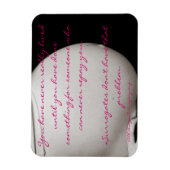 「君は本当に生きたことはなかった…」 サロゲート磁石 マグネット (縦)