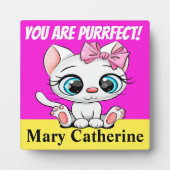 君は歯垢が付いている フォトプラーク (正面)