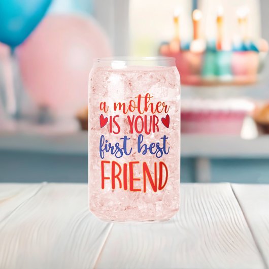 君は母が一番の友最高のだ ガラス缶 (インサイチュ (ベビーシャワー))