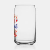 君は母が一番の友最高のだ ガラス缶 (左)