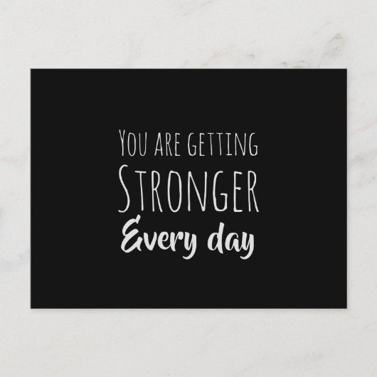 君は毎日断言が強行している ポストカード (正面)