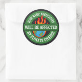 君は気候変動の影響を受ける ラウンドシール (バッグ)