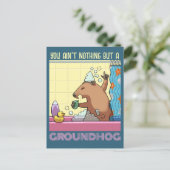 君は決してグラウンドホッグの歌いマーモットにすぎない ポストカード (スタンド正面)