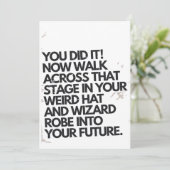 君は法衣風変わりを着て卒業したおもしろい シーズンカード (スタンド正面)