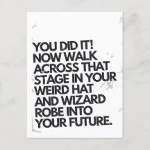 君は法衣風変わりを着て卒業したおもしろい