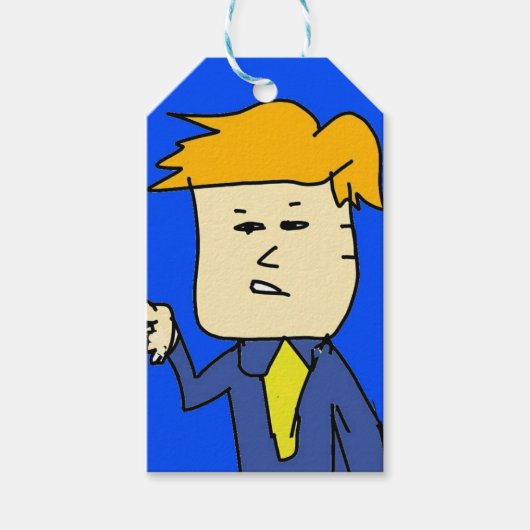 君は漫画の男の子を解雇された ギフトタグ (正面)