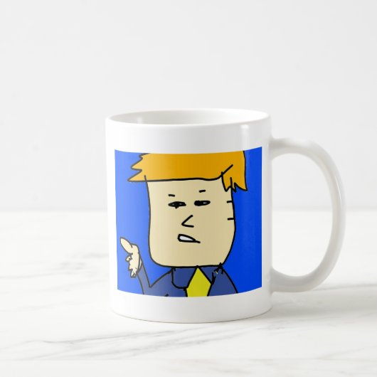 君は漫画の男の子を解雇された コーヒーマグカップ (右)