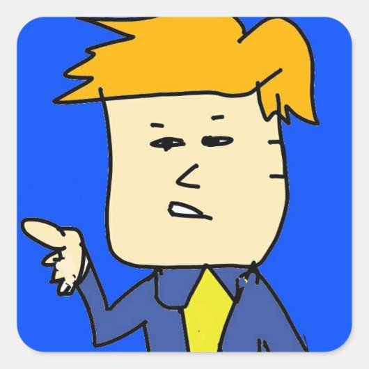 君は漫画の男の子を解雇された スクエアシール (正面)