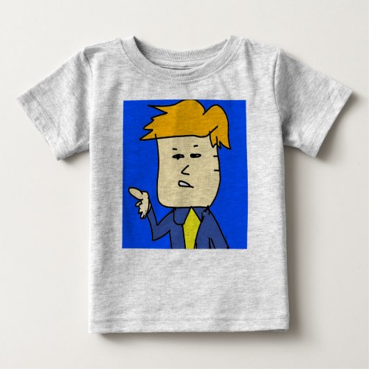 君は漫画の男の子を解雇された ベビーTシャツ (正面)