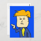 君は漫画の男の子を解雇された ポストカード (正面/裏面)