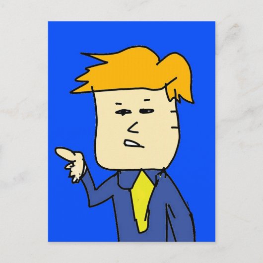 君は漫画の男の子を解雇された ポストカード (正面)