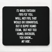 君は火を焚いて歩く マウスパッド (正面)