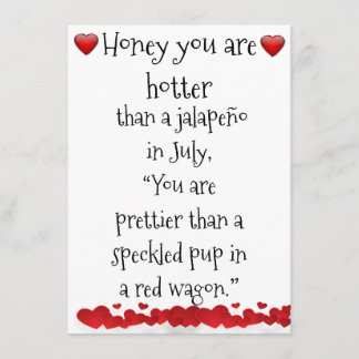 君は熱いベビー エンクロージャーカード